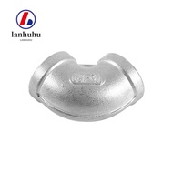 LANHUHU Elbow Pipe Connector, Female Threaded Premium 90 Degree Elbow, Cast Angled Pipe Connector Pi