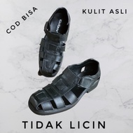 PAKALOLO Men's leather sandals/kalolo shoes/bustong shoes/leather sandals/casual casual shoes/work s