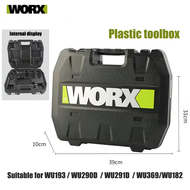 กล่องเครื่องมือ WorxWU369กล่องพลาสติกสว่านกระแทกกล่องเครื่องมือฮาร์ดแวร์ WU135กล่องเก็บของ
