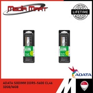 ADATA SODIMM DDR5-5600 CL46 32GB/16GB LAPTOP RAM