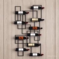 Creative Wine Rack Wall-Mounted Household Wine Display Rack Wine Bottle Rack Bar Wine Glass Rack Ups