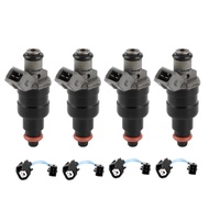 winnsg 4Pcs Fuel Injectors 53030778 Car Engine Parts Fit for Jeep Cherokee/Wrangler 2.5L I4