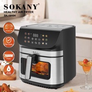 SOKANY10104 Air Fryer Cross-Border Household Large Capacity 12L Visual Touch Screen Electric Fryer E