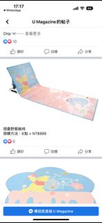 摺疊野餐躺椅 winnie the pooh