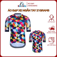 Colorful triangle short-sleeved cycling shirt 21Grams