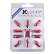12-Pack 9mm Snap Cap Trainning Dummy Round Snap Caps 9mm Luger
