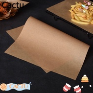CACTUS 100Pcs Brown Butcher Paper No Wax 12 x 12 inch Art Project for Sublimation & Heat Press Squar