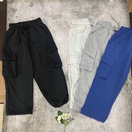 01538 TD Kids boys' pants, made in Russia, cargo pants made of soft and smooth fish leather, two col