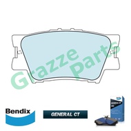 Bendix General CT Disc Brake Pad Rear for DB1832 - Toyota Camry ACV40 ACV50