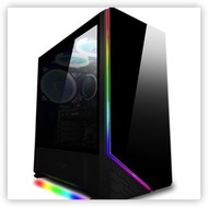 全城熱賣 - AIGO月光寶盒T30寬體厚五金面板流光燈條機箱（黑色）