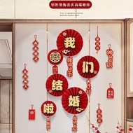 Wedding Decoration Paper Fan Paper Flower Wedding Round Fan