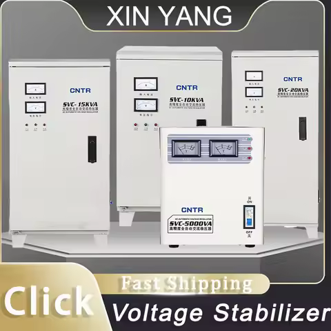 15KVA 20KVA SJW Household 220V Fully Automatic AC Stabilizer Single Phase Stabilized Power Supply Co
