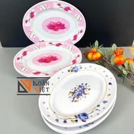 [COMBO SIZE LỚN ] DĨA HỘT XOÀI OVAL .. MECA cao cấp 30.5 cm - HÀNG VIỆT NAM CHẤT LƯỢNG CAO bóng đẹp 