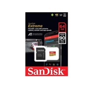 Thẻ nhớ MicroSDXC Sandisk Extreme 64GB 600X UHS-I U3 tốc độ đọc 90MB/s ghi 40MB/s - Kèm Adapter (Vàn