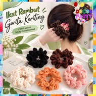 DP Fine Curly Octopus Hair Tie Scrunchie Fashion Scrunchie Hair TieWanita Cendol Model Fashion Hair 