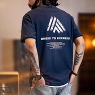 Actual Test Praise Certification🌟Summer All-Match American Short-Sleeved Street Wear T-shirt Men 202