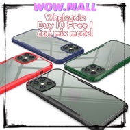 🔥WOW.MALL🔥5673 Compatible for iPhone 12 13 Mini 12 13 Pro Max Clear Acrylic Transparent Shockproof H