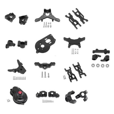 OP Aluminum Alloy Steering Knuckle Suspension Arms Set for Losi 1/18 Mini-T2.0 2WD RC Truck Upgrade 