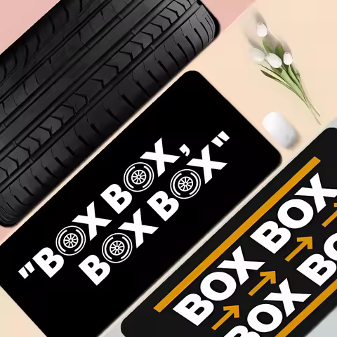 Box Box Box F1 Tyre Rubber XXL Table Mat Student Mousepad Gamer Computer Keyboard Pad Games Pad for 