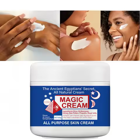 YUITIKUE Ancient Egyptian Magic Cream | All Natural & Purpose Skin Care With Royal Jelly & Propolis 