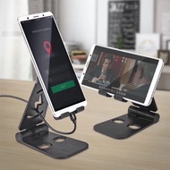 Phone Holder Desk Portable lazy flat bracket Mobile Phone Tripod  Plastic Foldable Desk Holder Stand