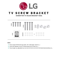 [LG] Tv Screw for TV Bracket Holes VESA Wall Mount Skru for TV Hanging Holes