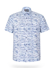 Áo sơ mi nam tay ngắn Khatoco màu mã A1MN538T2-CNIN340-2504-N