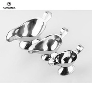 [SONONIA] Gravy Boat Steak Sauce Pourer Dressing Boat Stainless Steel Tool Silver 3oz/5oz/8oz
