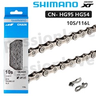 Shimano Bike Chain 10 Speed Shimano Hg54 10s Chain Hg95 10v Current 116 Links Road Bicycle Chain Ori