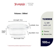 【YUMMIE】S-189/W350/W092 Bekas Tiramisu [±25 sets] | Disposable Plastic PET Food Container｜S-189｜W-35