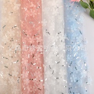 Floral Sequin Embroidered Fabric Dress - Perfect for Weddings & Fashion Events | NOJU