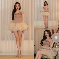 Lism D-112 Sparkle Bow Ballon Dress