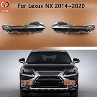 For Lexus NX NX200 NX300h 2014~2020 Headlight Cover Headlamp Shell Transparent Lampshade Case Plexig