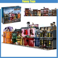 75978 Diagon Alley Building Bricks Magic Adventure Street Scene Gifts Toys for Boys and Girls