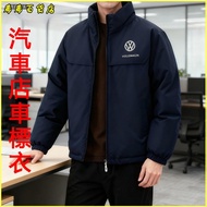 可 Autumn Winter Waterproof Integrated Jacket Customized Printing Fleece Lining Thickened Workwear 4s