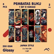 [8PCS] Bookmark Vol. 2 Japan || Aesthetic || Aesthetic Aesthetic || Aesthetic Bookmark.