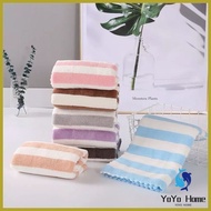 ☽ ◱ ⚽ Hot sale Microfiber Bimpo towel cotton face towel makapal for adult and kids hand Stripe towe