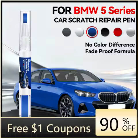 Car Paint Repair Pen For 1972-2025 BMW 5 Serie Paint Scratch Repair Accessories White 300 Black 416 