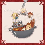 Dungeon Meshi Anime Keychain Women Laius Marsilla Acrylic Key Chain Man Delicious in Dungeon Key Rin