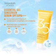 Wardah UV Shield Essential Gel Sunscreen SPF35 PA+++ 40ml|Raya Glow,Ramadhan Beauty Prep, Suci Lebar