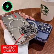 High Quality Diamond Magnetic For iP 16/16 Plus/16 Pro/16 Pro Max Protect Camera Cover