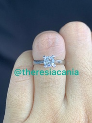 Cincin berlian eropa model solitaire berlian asli ya natural