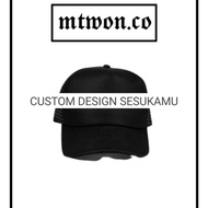 Snapback hat CUSTOM Design AS YOU LIKE logo Black mesh Trucker baseball caps for men Wanita man wome