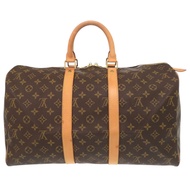 Pre-owned LOUIS VUITTON Vuitton Keepall 45 Monogram M41428 Braun Boston Bag LV 0758