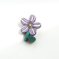 木製胸針非洲紫羅蘭