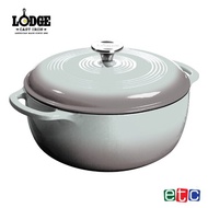 Lodge Enameled Cast Iron Dutch Oven - Gray (6qt/5.68L)