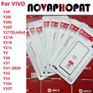 Front Glass Lens Covered On Touch Screen Glass Panel With OCA For VIVO Y20 Y20i Y20T Y20S Y35 Y11 Y1