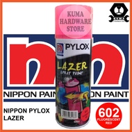 NIPPON PYLOX SPRAY PAINT- 602 FLUORESCENT RED