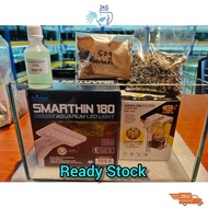 aquarium set 【Ready Stock】Mini Tank/Mini Office Aquarium Starter Set for Guppy / Betta / Shrimp / Tetra
