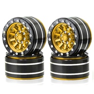 Metal 1.9Inch Beadlock Wheel Rim Outer Diameter 55mm for RC 1/10 12mm Hex Crawler Car Axial SCX10 90
